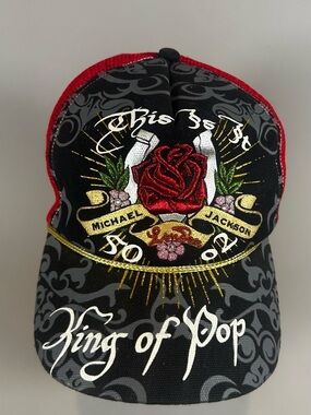 Bravado AEG Official Michael Jackson King of Pop Embroidered Trucker Hat London
